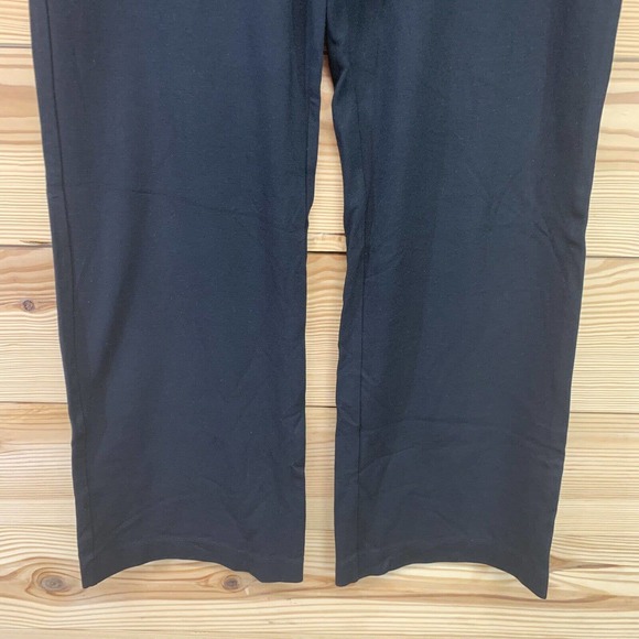 Soma Yoga Pants Small Black Bootcut Pull on Stretch Thick Ponte B151 - Picture 3 of 10